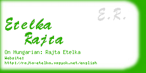 etelka rajta business card